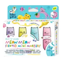 Set 4 mini markere parfumate, Avenir, Meow Meow