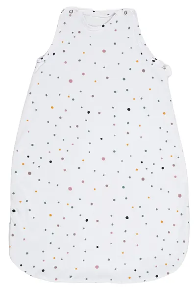 Sac de dormit de vară cu întăritură Lorelli - Happy Friends, 0.5 Tog, 95 cm, mint