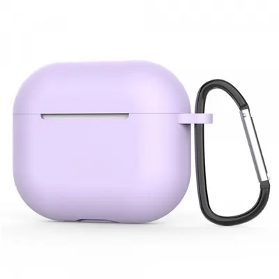 Husa Techsuit Silicone pentru Apple AirPods 4, Mov