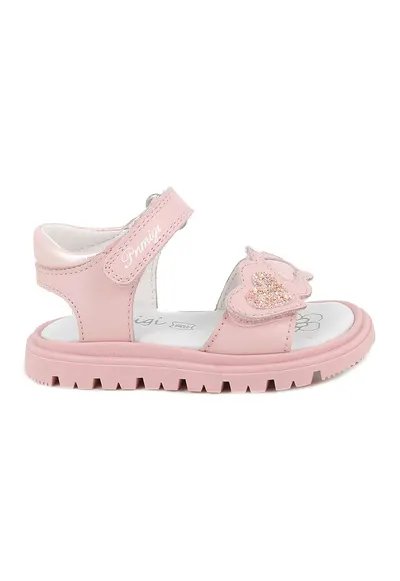 Sandale cu inimi - Roz pastel