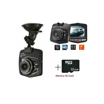 Camera auto de bord Full HD 1080p 12V 24V cu card 32GB