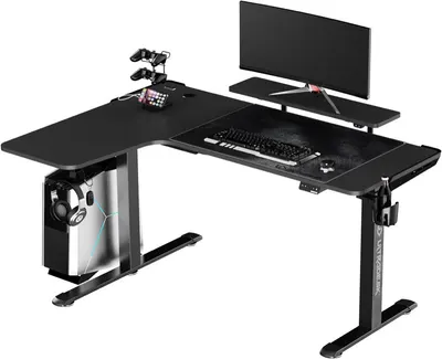 Birou gaming Ultradesk - Winger, negru