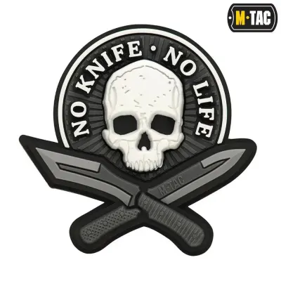 Patch No Knife No Life 3D PVC M-TAC - Default Title