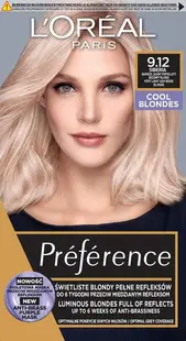 L'Oréal Préférence Vopsea de păr, 9.12 Siberia