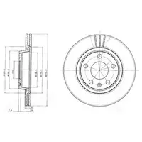 Disc frana DELPHI BG3198