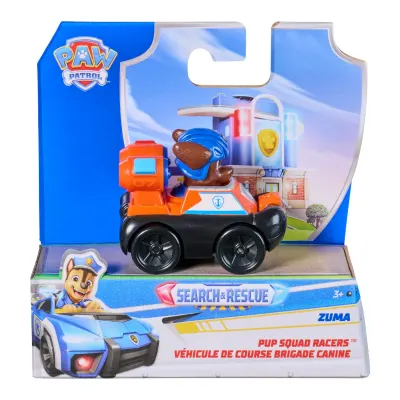 Vehicul cu figurina, Paw Patrol, Pup Squad Racers, Zuma, 20156339