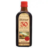 Tinctura Bitter 50 Plante de Leac cu Ganoderma, 500ml, Dacia Plant