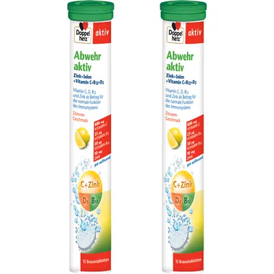 Imunitate cu Vitaminele C + D + B12 + Zinc si Seleniu Aktiv 15cpr + 15cpr efervescente