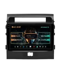 Navigatie Toyota Land Cruiser 200 (2007-2015), Android, V-Octacore 4GB RAM + 64GB ROM, 9.5 Inch - AD-BGV9004+AD-BGRKIT075