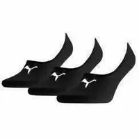 Sosete unisex Puma Footie 3 Pack, Negru