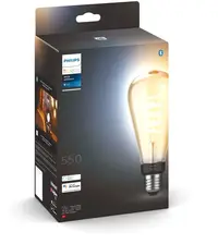 Bec inteligent Philips - Hue Filament Ambiance, 7W, E27, ST72, dimmer