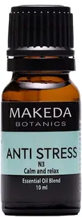 Makeda Botanics Compoziția uleiului esențial Anti stress N3, 10 ml