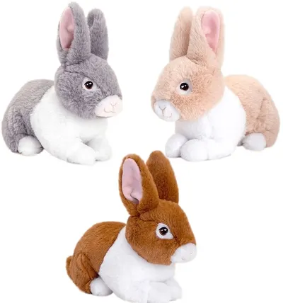 Jucărie de pluș Keel Toys Keeleco - Iepuraș, 18 cm, sortiment