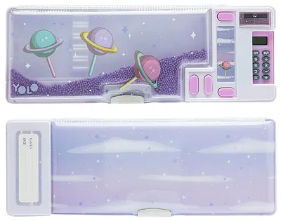 Penar școlar retro YOLO Galactic - Lollipop, Cu calculator