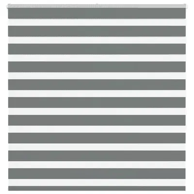 Gossi jaluzea tip zebra gri inchis latime tesatura 135,9 cm poliester