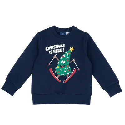 Bluza copii Chicco pentru Craciun, albastru inchis, 00838-69MC