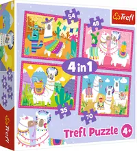 Puzzle Trefl 4 в 1 - Lame in vacanta