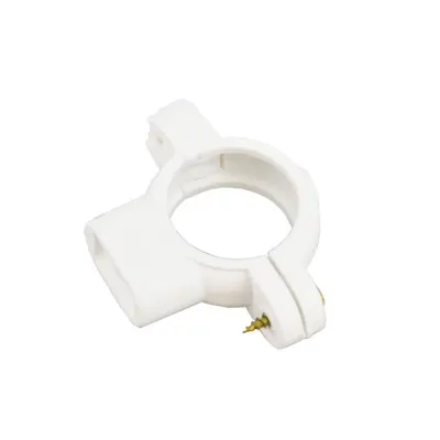 Colier fixare PP D32 alb