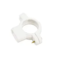 Colier fixare PP D32 alb