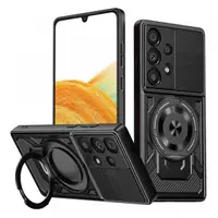 Husa pentru Samsung Galaxy A33 5G A336, Techsuit, RuggedCam, Neagra