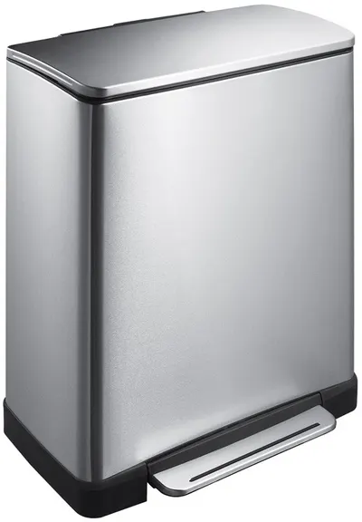 Coș de gunoi EKO Europe - E-Cube, 50 l, crom mat