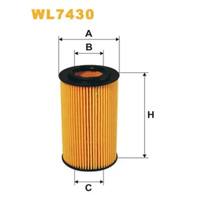 Filtru ulei WIX FILTERS WL7430