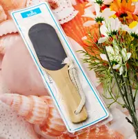 Pilă pentru călcâie din lemn cu suprafață abrazivă – Zolla 25A