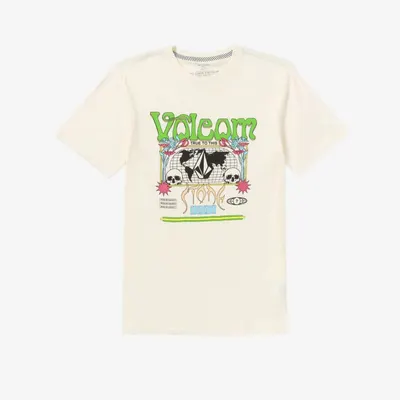 Tricou Volcom Worldly off white