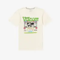 Tricou Volcom Worldly off white