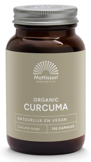 Organic Turmeric, 325 mg, 120 capsule, Mattisson Healthstyle