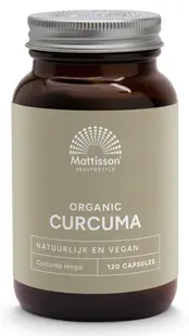 Organic Turmeric, 325 mg, 120 capsule, Mattisson Healthstyle