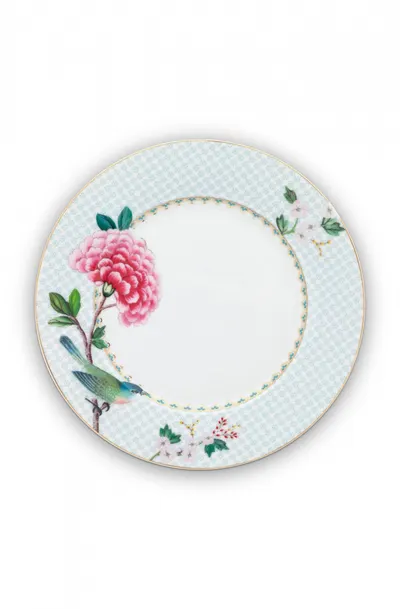 Farfurie din porțelan, Pip Studio, White, 21cm, colecția Blushing Birds