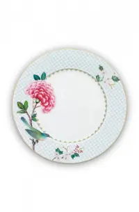 Farfurie din porțelan, Pip Studio, White, 21cm, colecția Blushing Birds