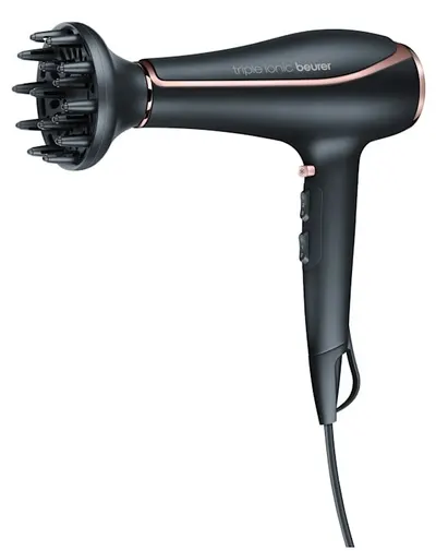Uscător de păr Beurer - HC 80, 2200W, 2 viteze, negru