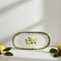 Platou ceramic Morello - Lemons, 29 cm