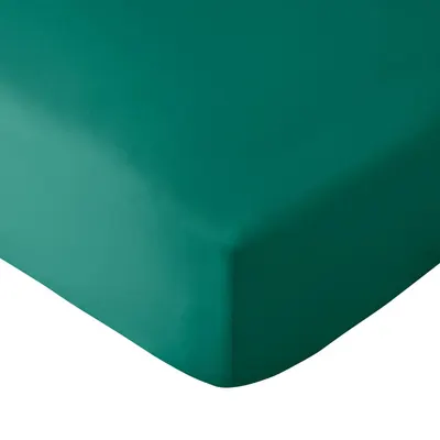 Cearceaf albastru-verde cu elastic 90x190 cm So Soft Non-Iron – Catherine Lansfield