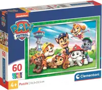 Puzzle pentru copii Clementoni din 60 piese - Patrula Cățelușilor