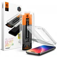 Folie de protectie Ecran Privacy Spigen GlastR EZ FIT Pro pentru Apple iPhone 17 Pro Max / 16 Pro Max, Sticla Securizata, Full Glue AGL10096