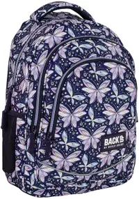 Rucsac școlar BackUp X - Butterflies, cu 2 compartimente