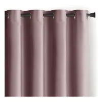Draperie maro deschis dimout (semi-opacă) din catifea 140x245 cm Eyelets – Restilo