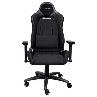 Scaun Gaming Trust GXT 714 Ruya, Reglabil pe Înălțime 10 cm, Bază Stea cu 5 Roți, 150 kg, Negru