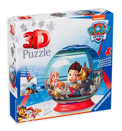 Puzzle 3D Ravensburger din 72 de piese - Paw patrol