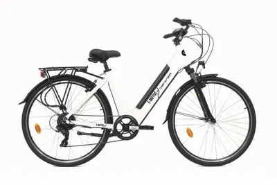 Bicicletă electrică oraș Beraud E Motive Ecoway 28 inch alb