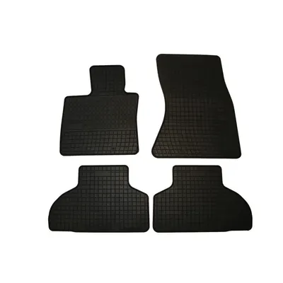 Set covorase auto din cauciuc BMW X5 F15 2013-2018, presuri FROGUM, negre, 4 buc