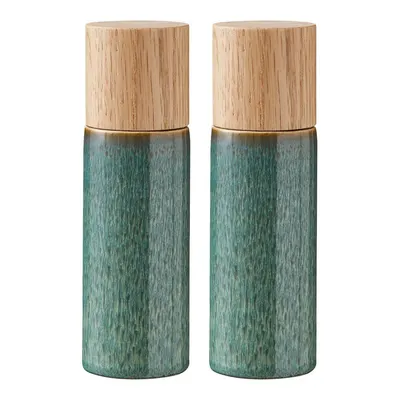 Set de râșnițe de sare și piper verde 2 buc. din ceramică Gastro Green – Bitz