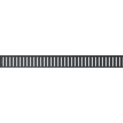 Capac pentru rigola dus din otel inoxidabil negru mat 850 mm Alcadrain PURE-850BLACK