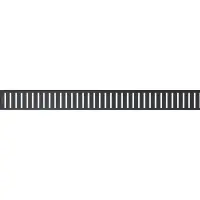 Capac pentru rigola dus din otel inoxidabil negru mat 850 mm Alcadrain PURE-850BLACK