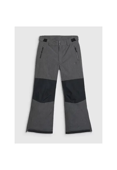 Pantaloni snowboard membrana 10000 - protectie - gri - poliester - junior