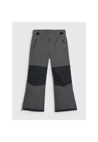 Pantaloni snowboard membrana 10000 - protectie - gri - poliester - junior