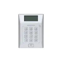Cititor de proximitate cu tastatura IP Hikvision DS-K1T802E, PIN/card, EM, 3.000 carduri, 10.000 evenimente
